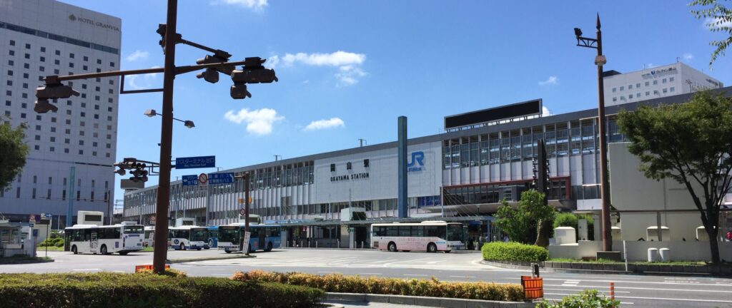 岡山駅の風景